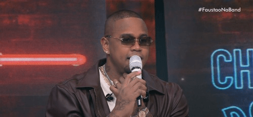 Léo Santana no palco do Faustão Na Band