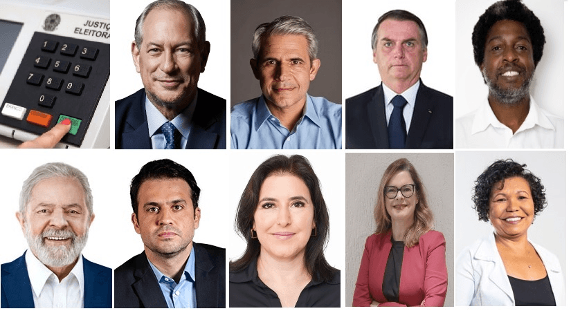 Veja as fotos dos candidatos a presidente que vão aparecer nas urnas