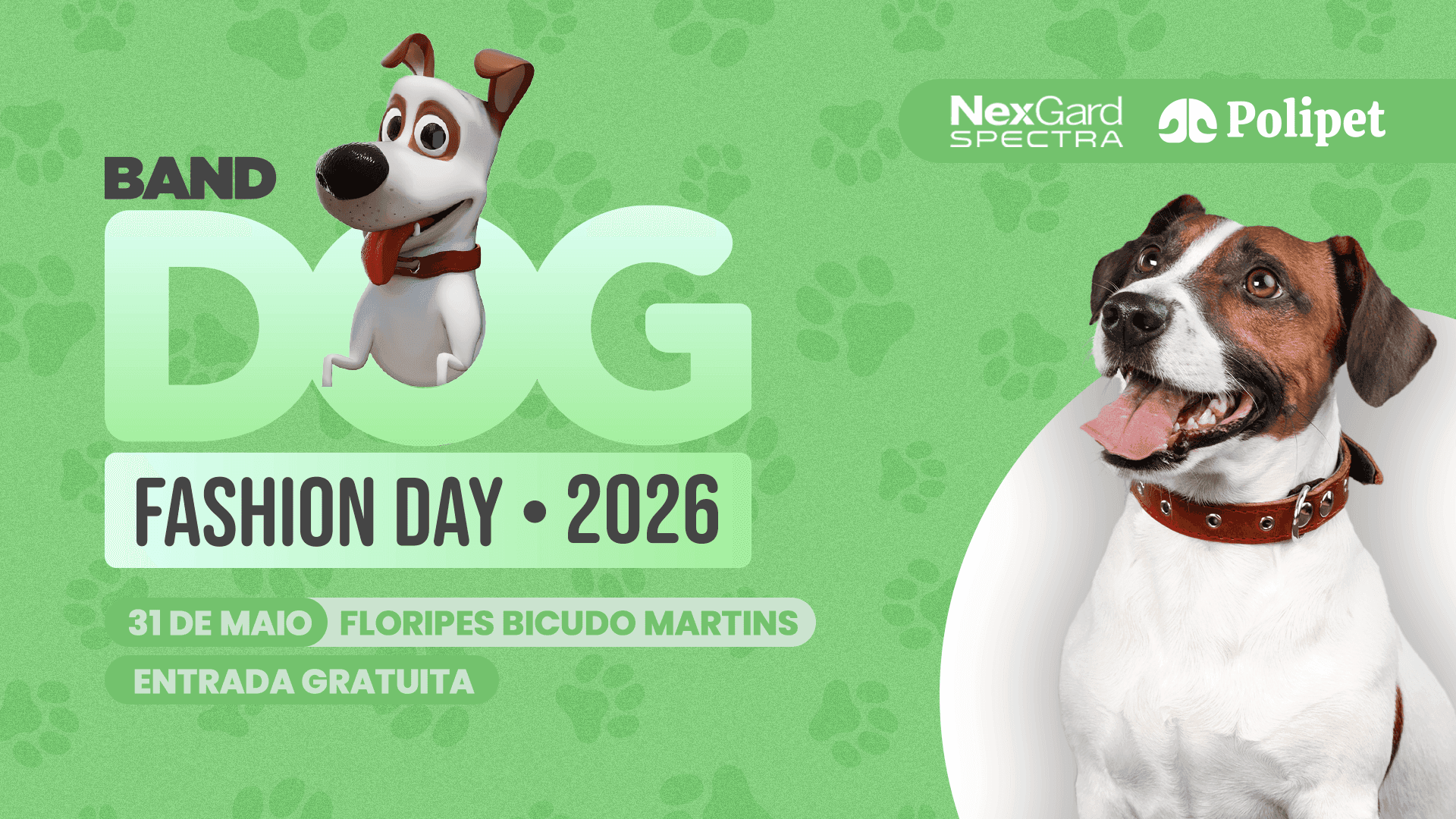 Band promove a 16ª edição do Dog Fashion Day em São José dos Campos