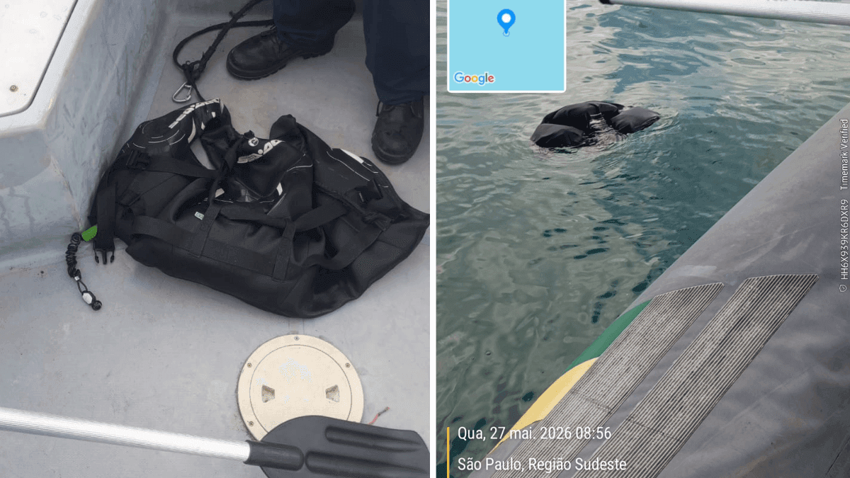 Colete salva-vidas é encontrado durante buscas por homem em Ilhabela